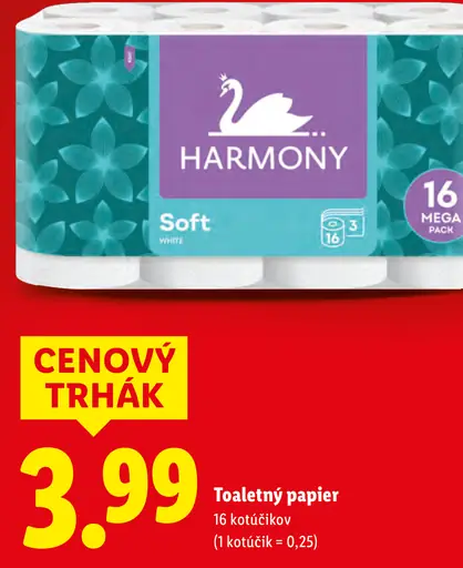 Harmony Toaletný papier