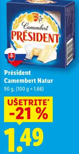 Président Camembert Natur
