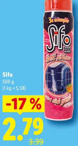 Sifo čistič sifónov