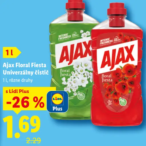 Ajax Floral Fiesta univerzálny čistič