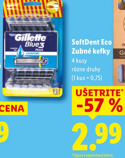 Gillette jednorazové žiletky Blue3