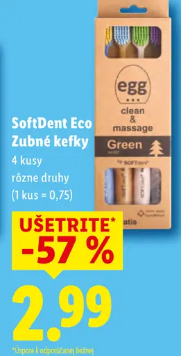 SoftDent Eco Zubné kefky