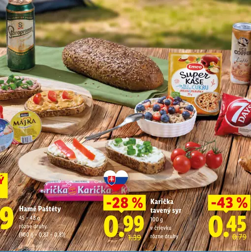 Karicka tavený syr v črievku