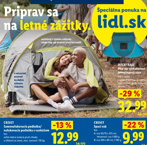 Rocktrail pop-up vyskakovací kempingový stan