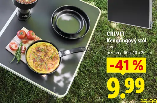 Crivit kempingový stôl