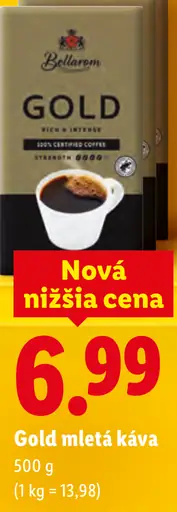 Bellarom Gold mletá káva