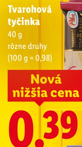 Tvarohová tyčinka