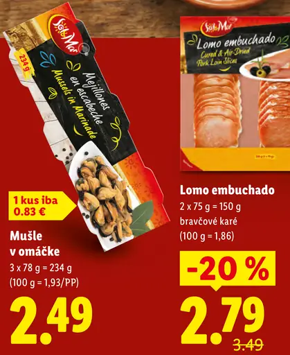 Solevita Lomo embuchado bravčové karé