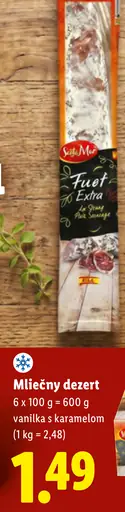 Solevita Mliečny dezert vanilka s karamelom