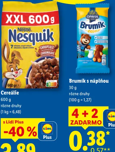 Opavia Brumík koláčik
