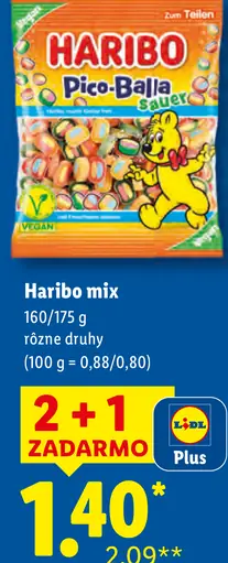 Haribo Pico-Balla želé cukríky