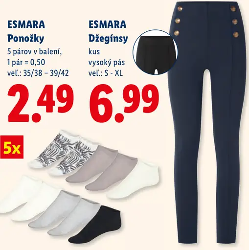 Esmara džegíny s vysokým pásom