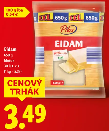 Pilos Eidam syr blok