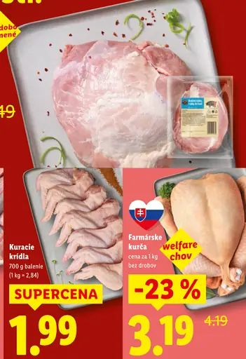 Farmárske kurča bez drobkov