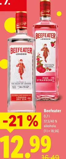 Beefeater London Dry gin s tonikom