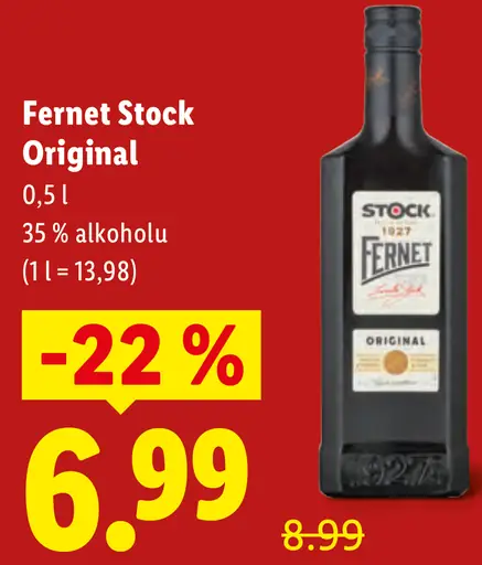 Fernet Stock Original bylinný likér