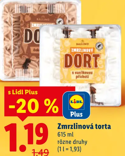 Ballino zmrzlinová torta so vanilkovou príchuťou