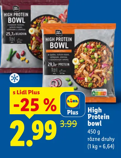 Pikok High Protein bowl rôzne druhy
