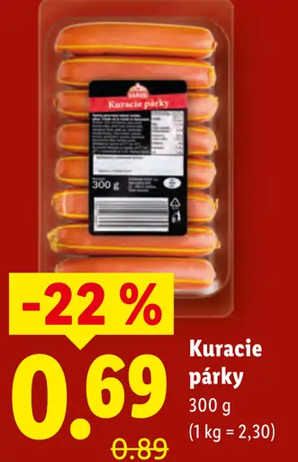 Kuracie párky