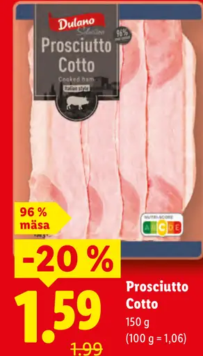 Dulano Delikatesná varená šunka