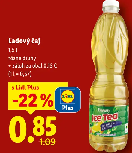 Froovy ľadový čaj rôzne druhy