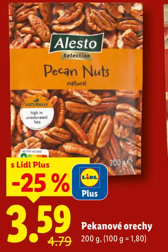 Alesto Selection pekanové orechy natural