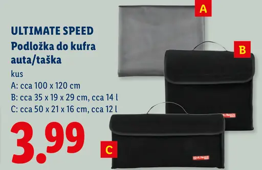 Ultimate Speed taška/podložka do kufra auta A