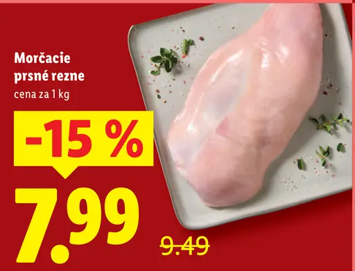 Morčacie prsnÉ rezne