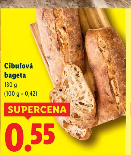 Cibuľová bageta