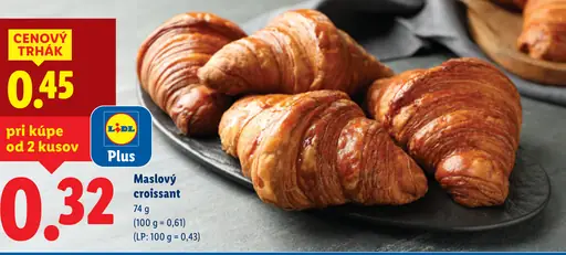 Maslový croissant