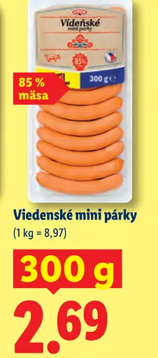 Pikok Viedenské mini párky