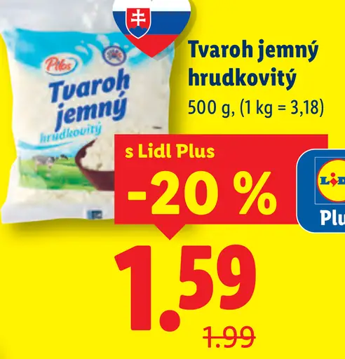 Pilos Tvaroh jemný hrudkovitý