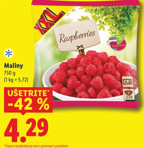 Mrazené maliny