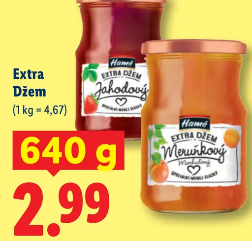 Hamé Extra džem Jahodový