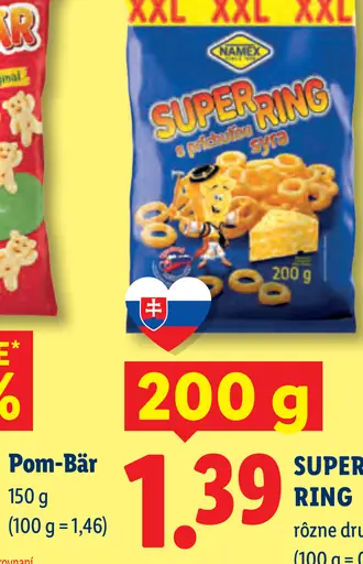 Namex Super Ring, rôzne druhy