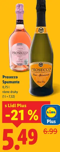 Prosecco Spumante, rôzne druhy