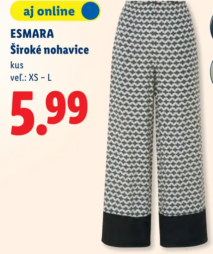 Esmara Široké nohavice