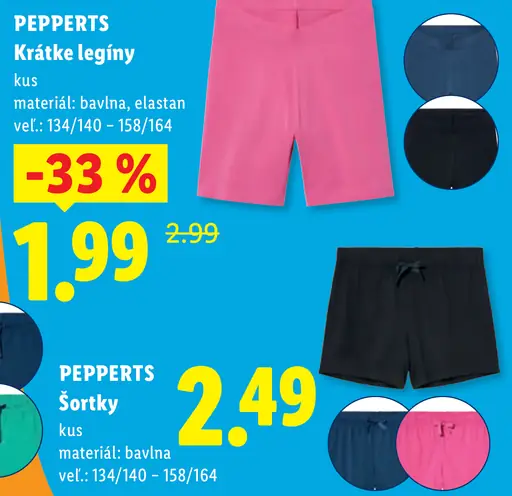 Pepperts Krátke legíny