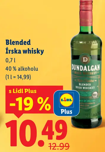 Dundalgan Blended írska whisky 3-ročná