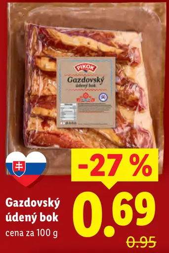 Pikok Gazdovský údený bok