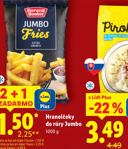 Harvest Basket hranolčeky do rúry Jumbo