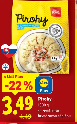 Stará Mama Pirohy so zemiakovo-bryndzovou náplňou