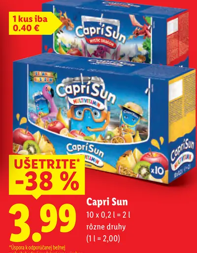 Capri-Sun nápoje
