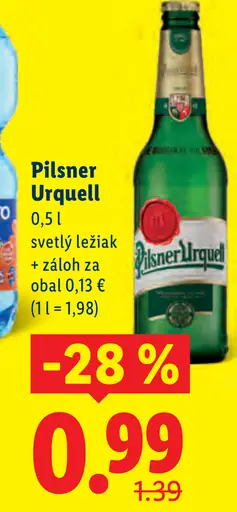 Pilsner Urquell Svetlý ležiak plechovka