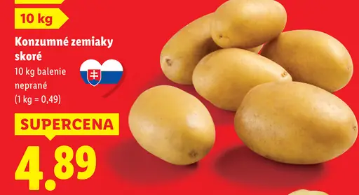 Konzumné zemiaky skoré