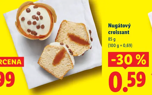 Nugátový croissant