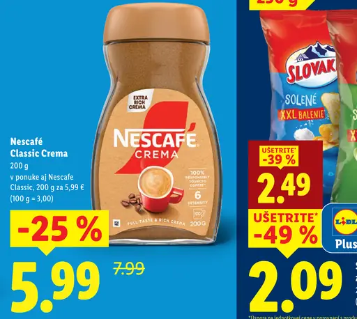 Nescafé Crema instantná káva