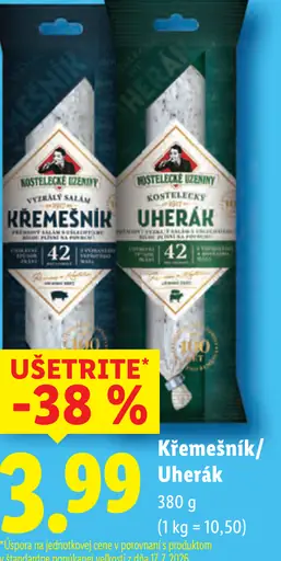 Kostelecké Uzeniny Krèmešník