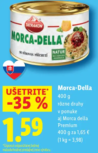 Tatrakon Morca-Della Premium mäsová konzerva