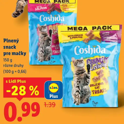 Coshida kapsičky pre mačky rôzne druhy